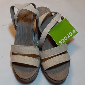 Crocs Leigh Wedge Sandals